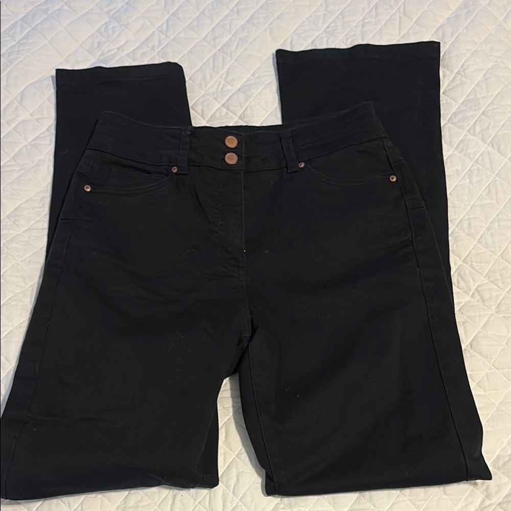 Long Tall Sally Black Women Jeans size 8 like new
